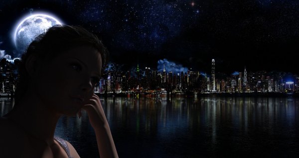 Женщина ночь