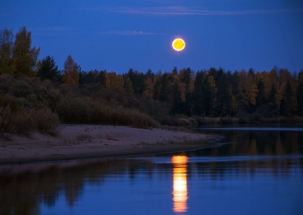 Луна над рекой