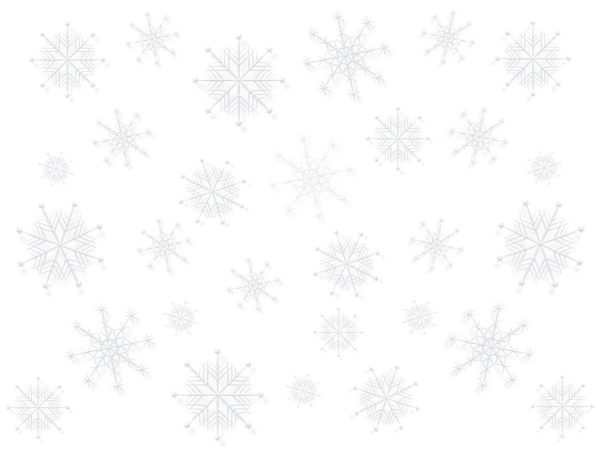 Снежинки на прозрачном фоне
