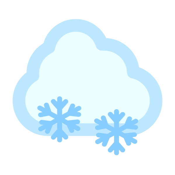 Облако со снежинками
