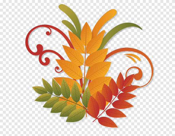 Орнамент осенние листья