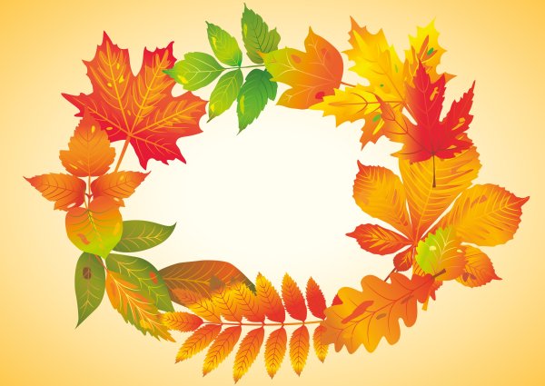 Орнамент осенние листья