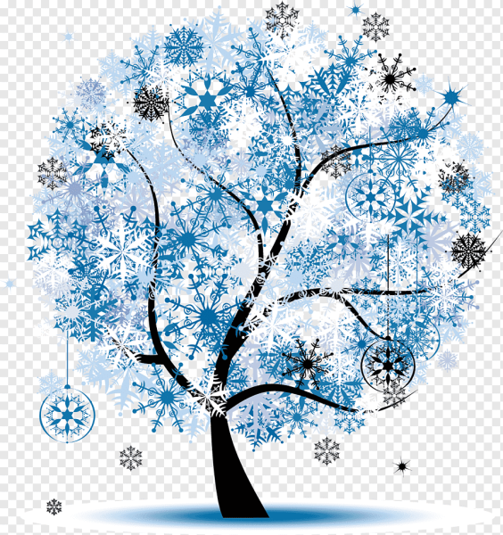 Сказочное дерево зимой