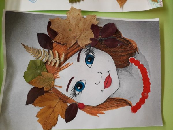 Девочка осень поделка