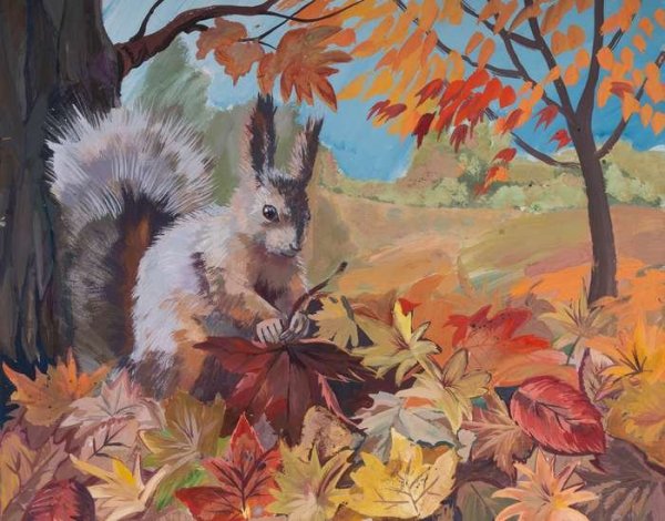 Рисование осенняя фантазия