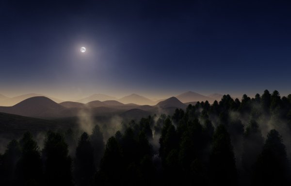 Горы на Луне