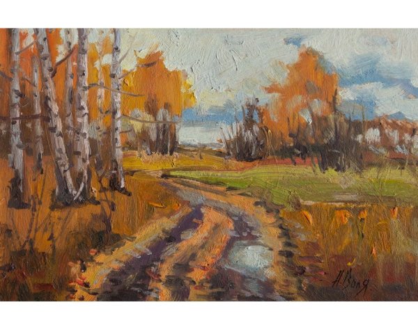 Осенние этюды маслом