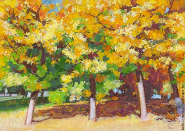 Композиция осень Этюд