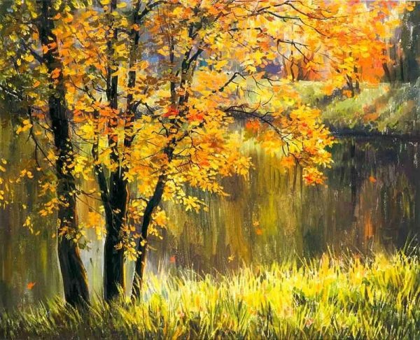 Мария Вишняк художник картины осень