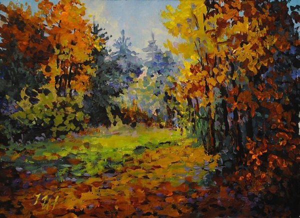 Осенний пейзаж Этюд