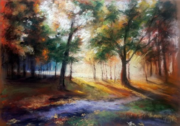 Мила Сладкова пастель художник