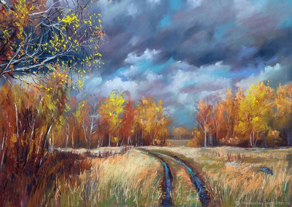 Елена Орлова пастель пейзаж