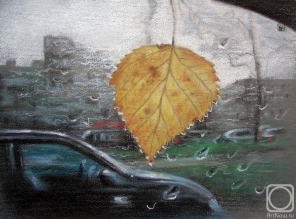 Осенний сюжеты пастелью