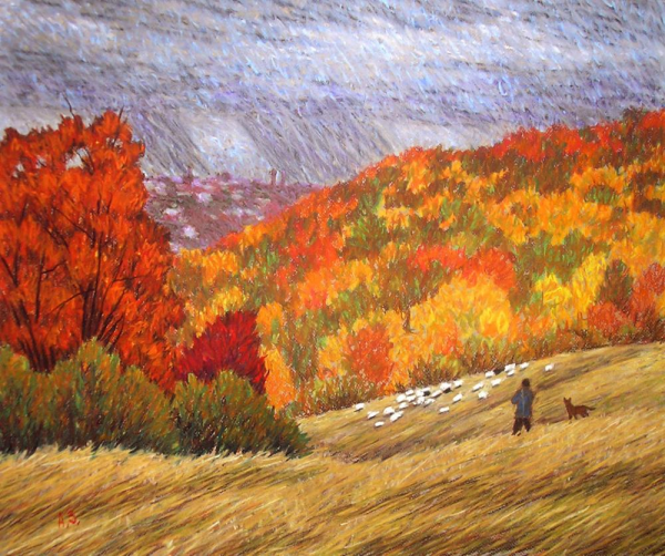 Алексей Мосман осенние пейзажи картины