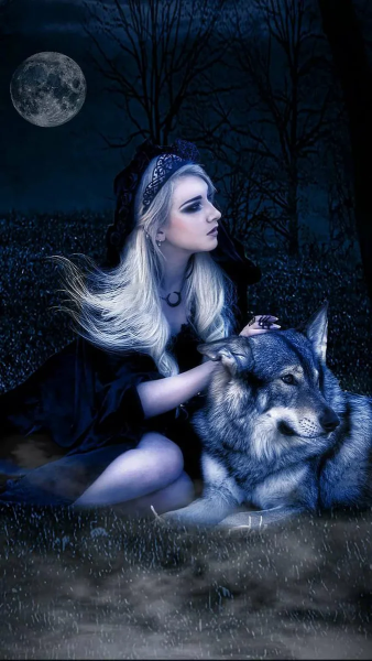 Девушка и волк фэнтези