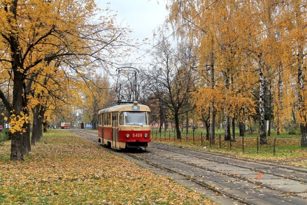 Осенний трамвай в Волгограде