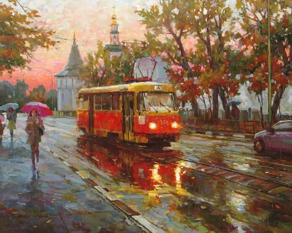 Художник Волков Сергей Риксович городские пейзажи