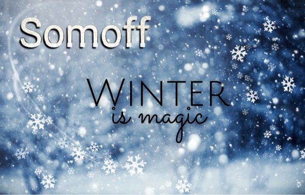 Winter надпись