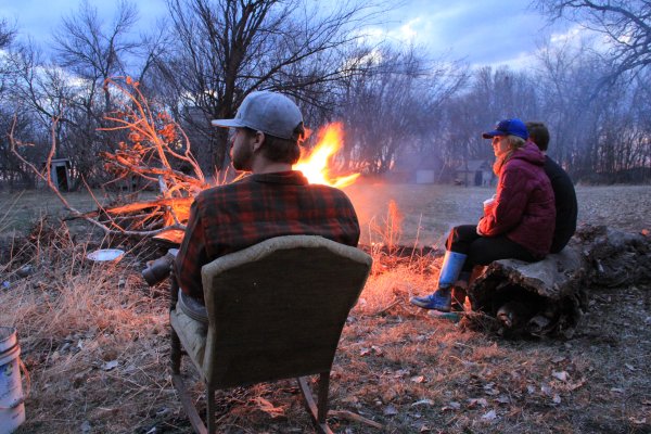 Осень костер