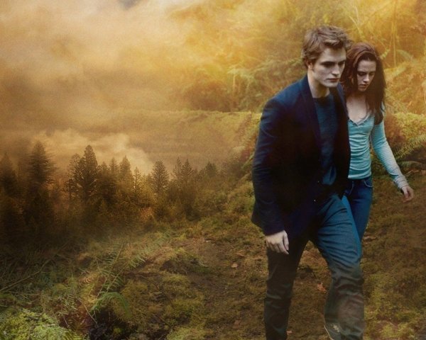 Роберт Паттинсон Сумерки в лесу