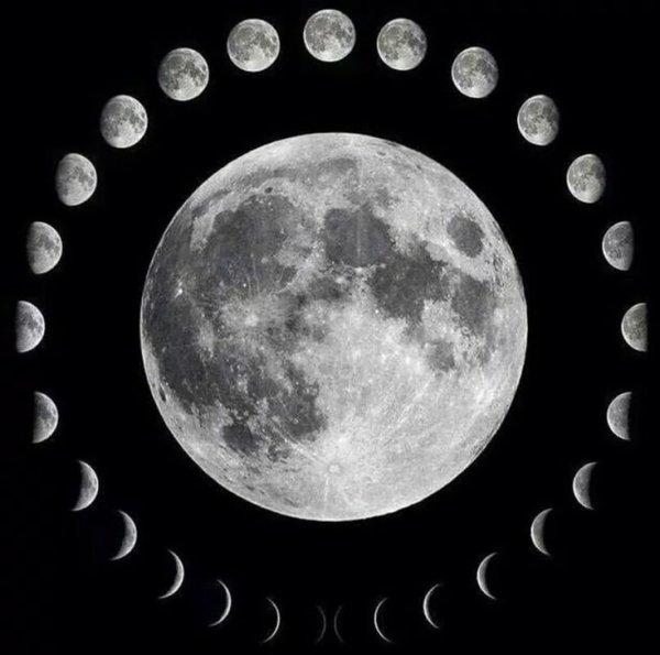 Фазы Луны арт