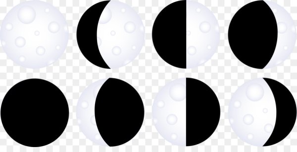 Фазы Луны рисунок