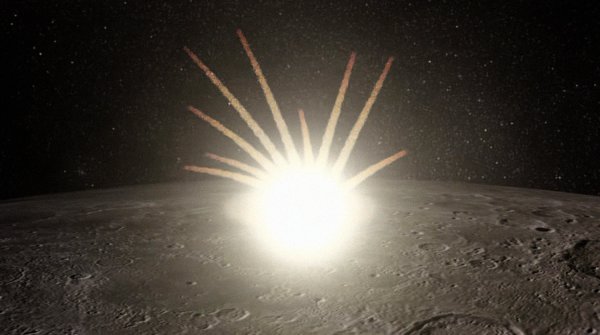 Взрыв от метеорита