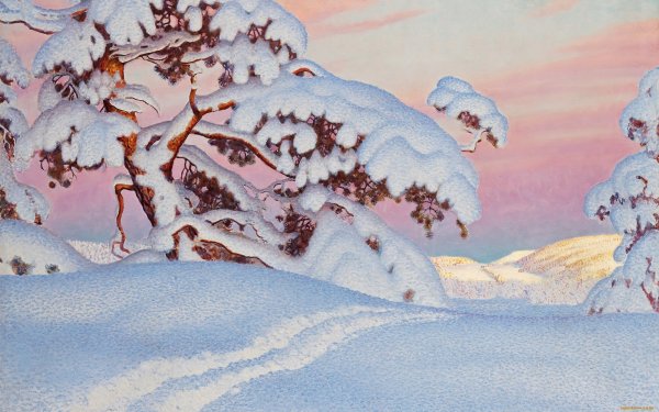 Gustaf Fjaestad шведский художник