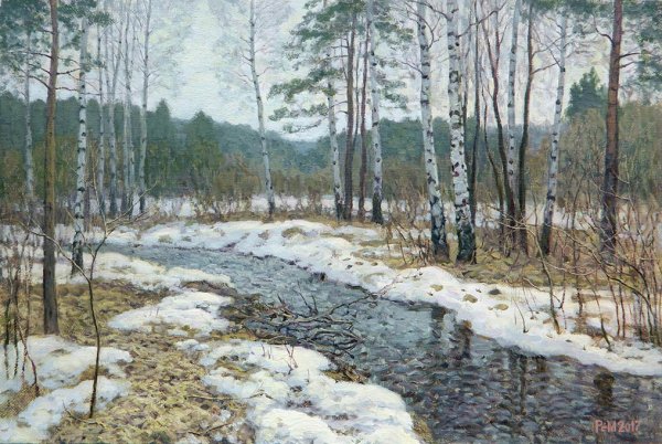 Рем Сайфульмулюков живопись грибники