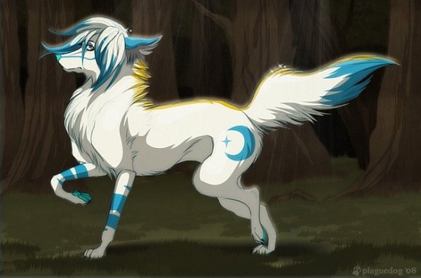 Волчица аниме Мун