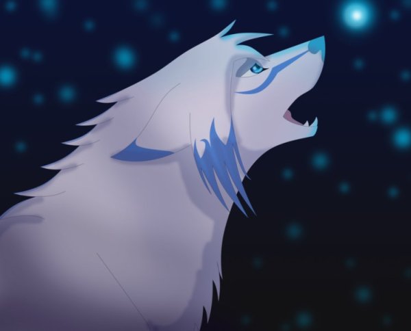 Аниме волчица Moona