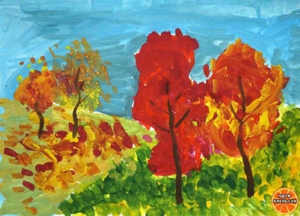 Рисование осень