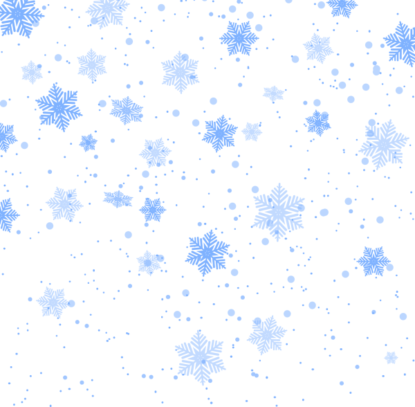 Снежинки на прозрачном фоне