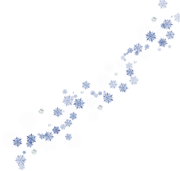 Снежинки на прозрачном фоне для фотошопа