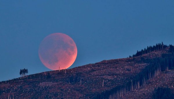 Лунное затмение Кровавая Луна