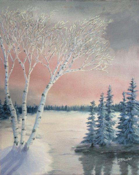 Фет зимняя берёза