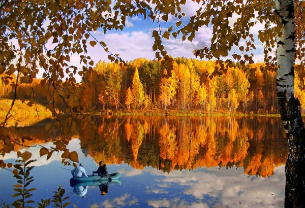 Красивые осенние пейзажи в Тюмени