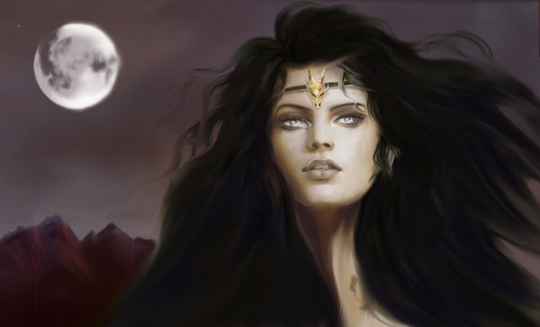 Лунная Дева фэнтези