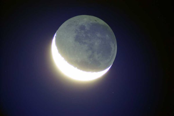 Вид земли с Луны