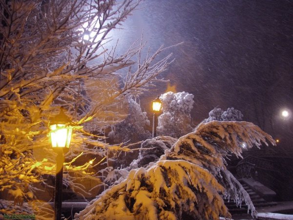 Зимний город