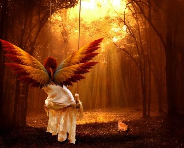 Ангел с фонариком