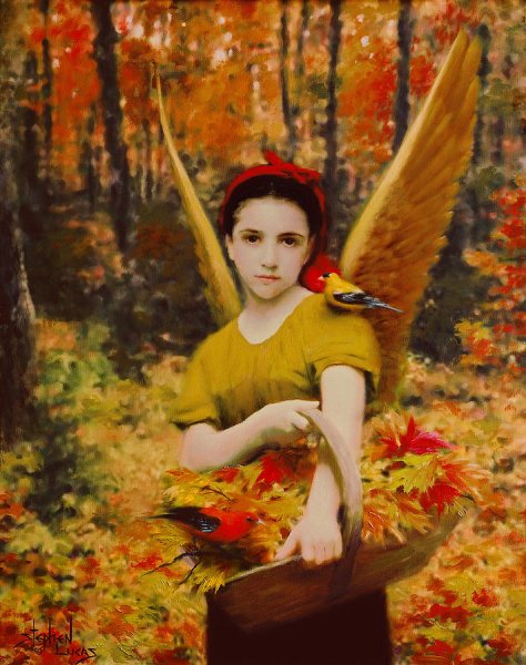 Ангел осенью