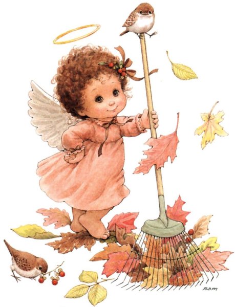 Ангелочки художницы Ruth Morehead