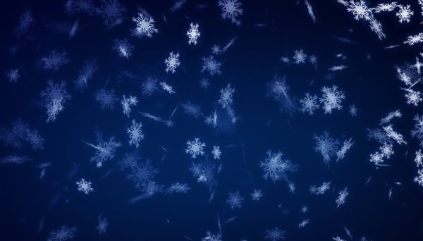 Снежинки летят