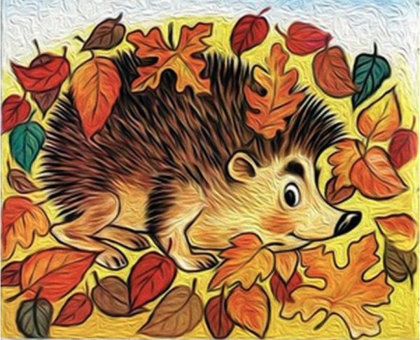 Животные осенью для детей