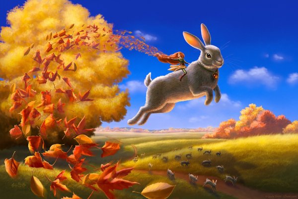 Осенний зайчик