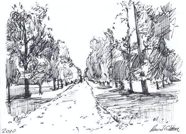 Зарисовка пейзажа в перспективе