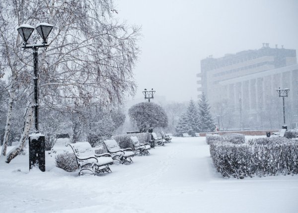 Снег в Иркутске красивые фото
