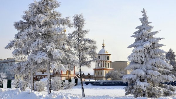 Снежная Иркутск зимой