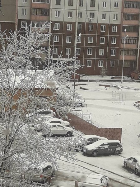 Заснеженный Иркутск